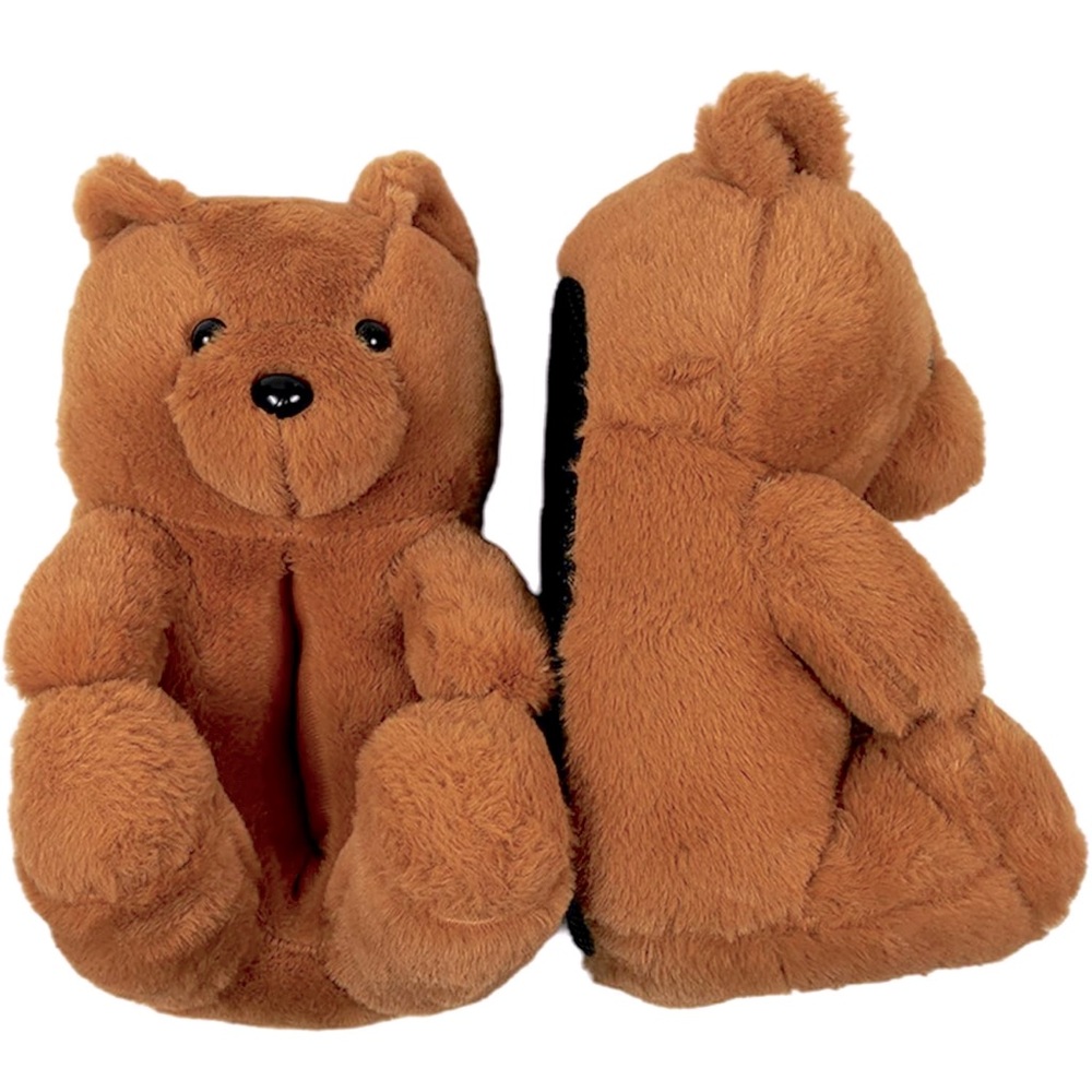 Teddy Bear Slippers Fuzzy Soft Fluffy Cute Animal Slippers. Size 7 1/2